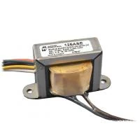 Single-ended audio output transformer used in a vacuum-tube amplifier.