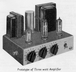 The external appearance of the original Mullard 3-3